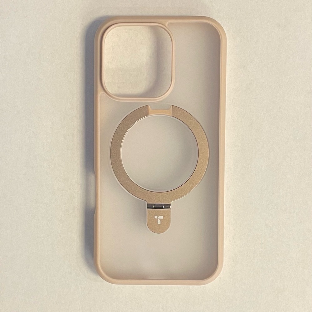 Torras Ostand Case iPhone 16 Pro Gold | Magnetic Ring Stand | New in Box